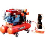 Small steel pipe piles / flood control and rescue of river bank and fish pond protection / flood control pile driver